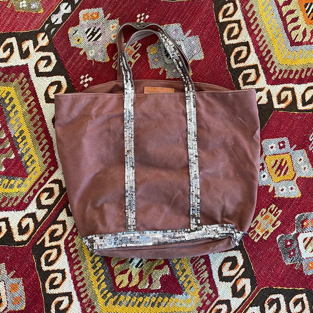 Vanessa Bruno sequin tote bag